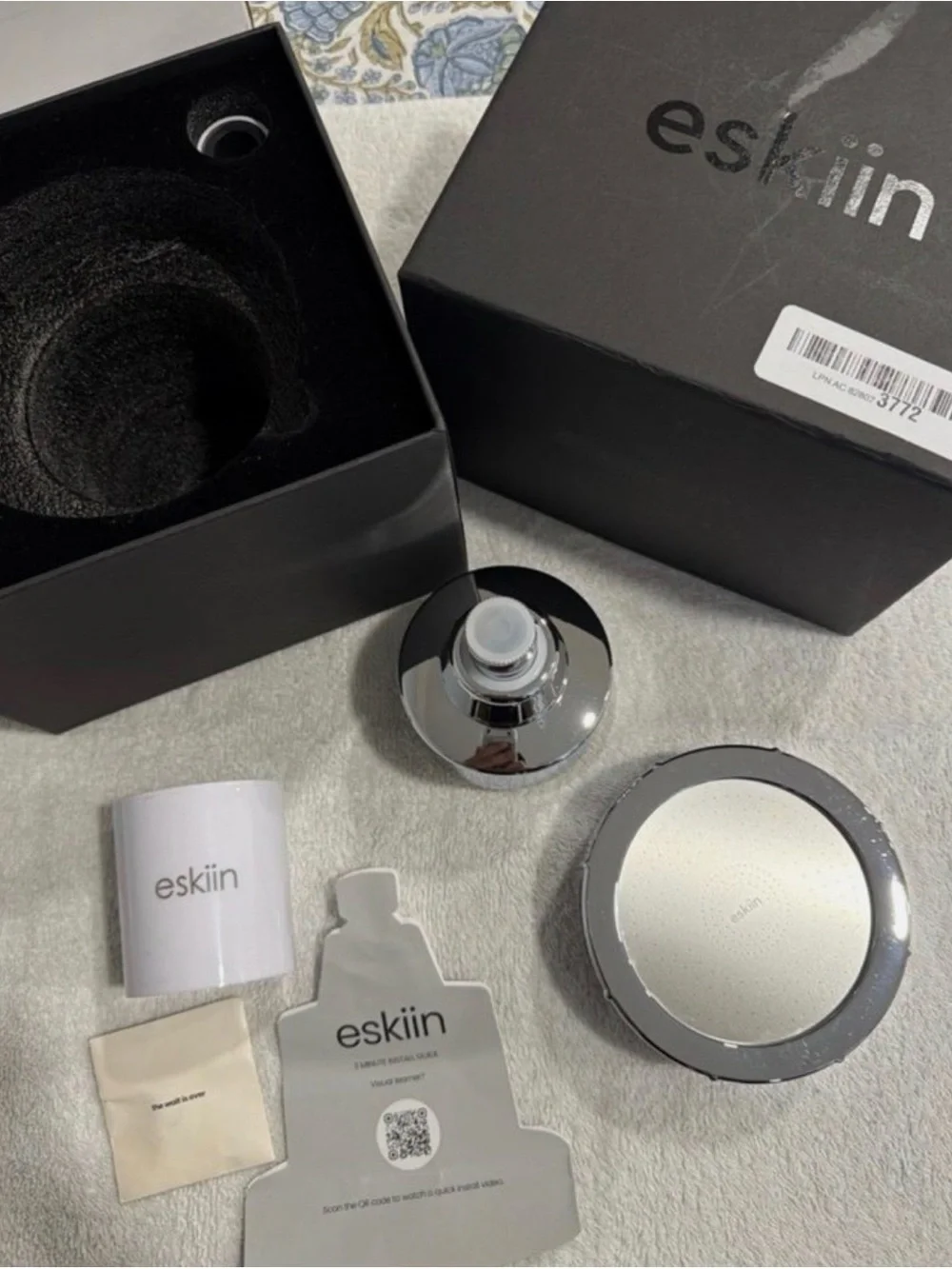 Eskiin Chrome Filtered  Shower Head with Rainfall Spray
